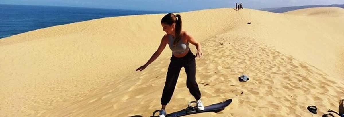 Sandboard del desierto de Taboga