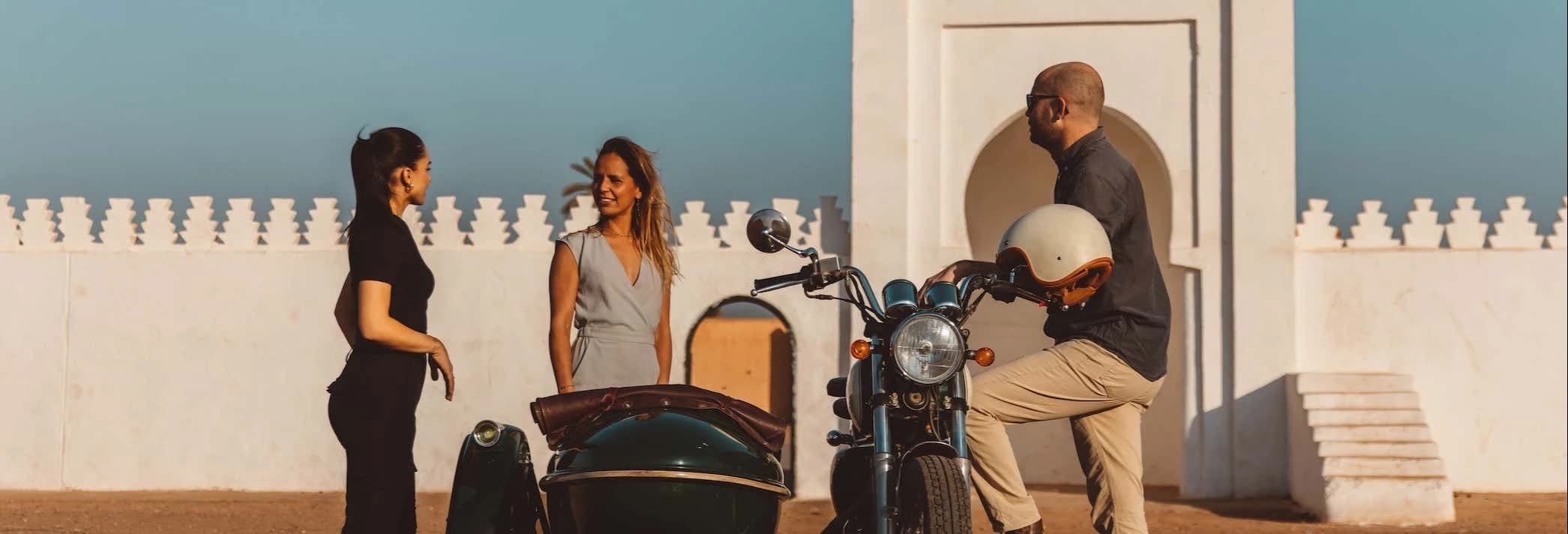 Marrakech Motorcycle with Sidecar Private Tour