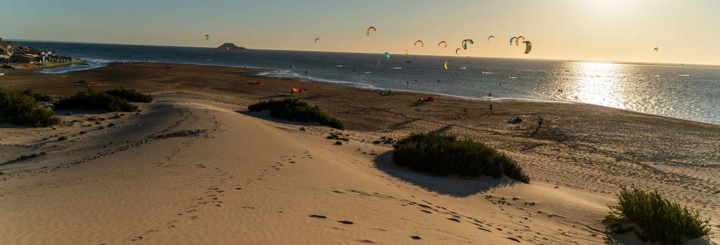 Clase de kitesurf en Dakhla